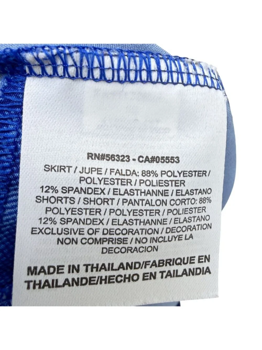 Nike Women's Dri-FIT Golf Shorts Size Medium Royal Blue Geo Print Sportswear